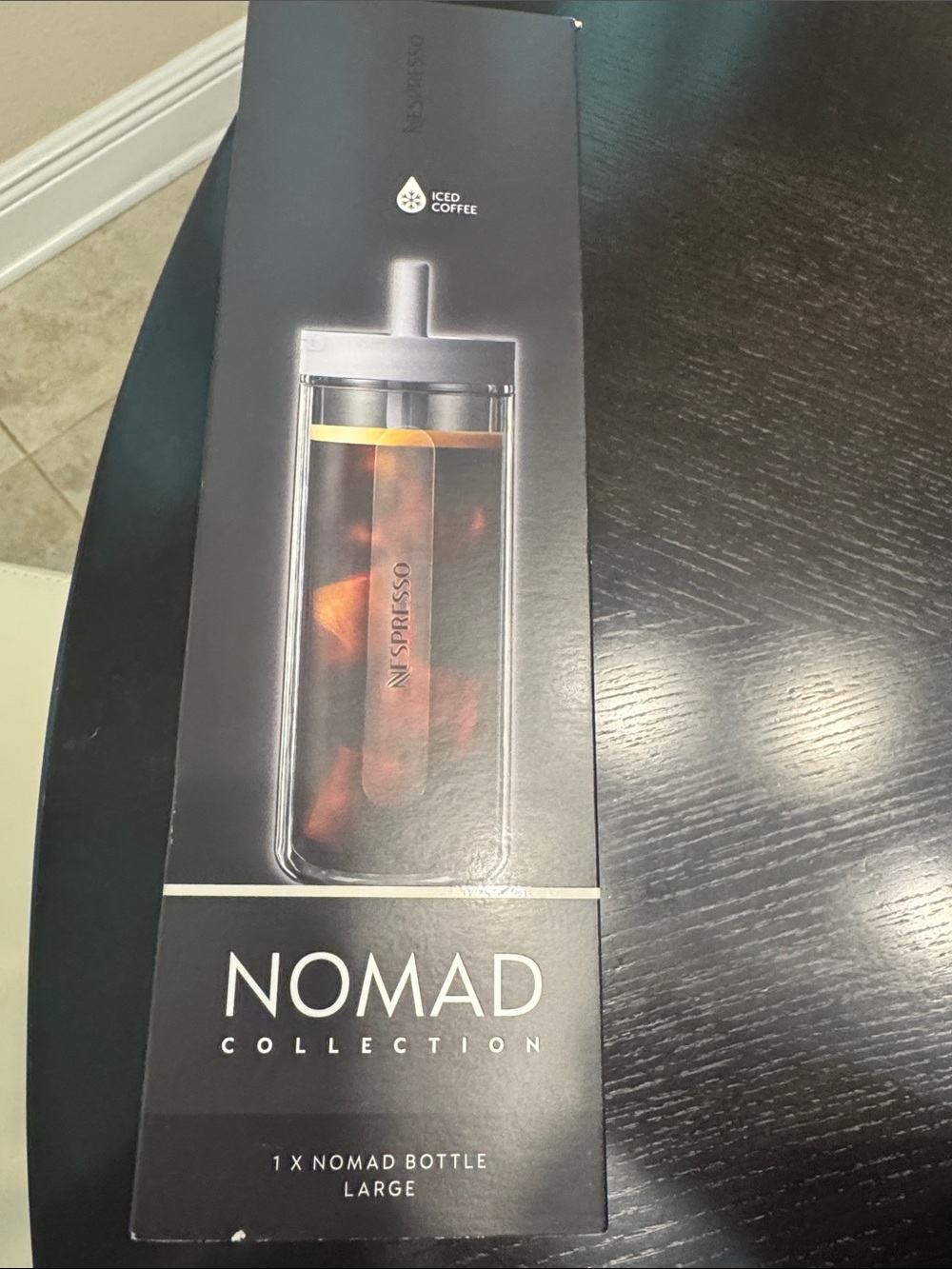 Nespresso Nomad Bottle in Gray and Clear - Picture 3 of 7